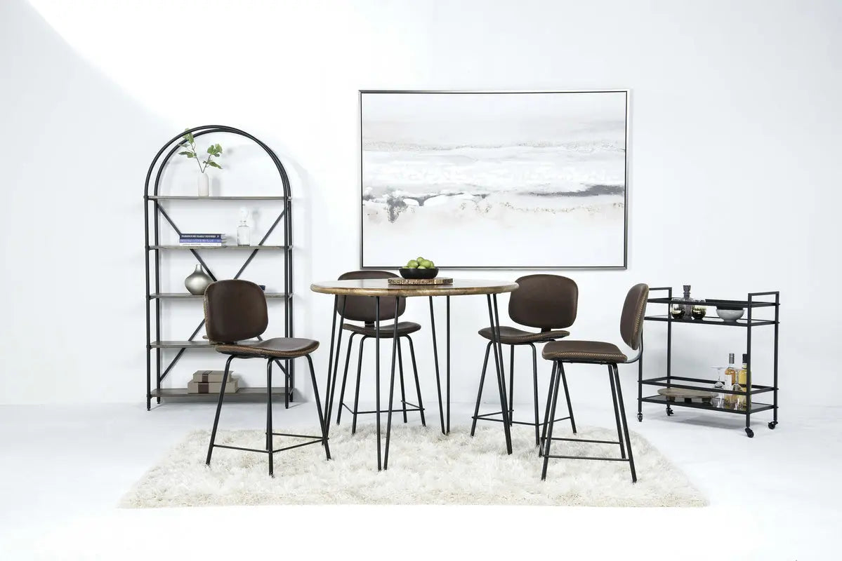 BRENNAN02:Brennan Round Counter Height D, Styled