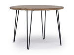 BRENNAN00:Brennan Round Dining Table & 4, Angle