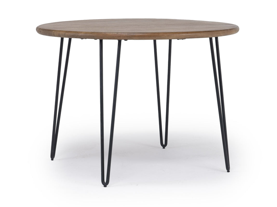 BRENNAN00:Brennan Round Dining Table & 4, Angle