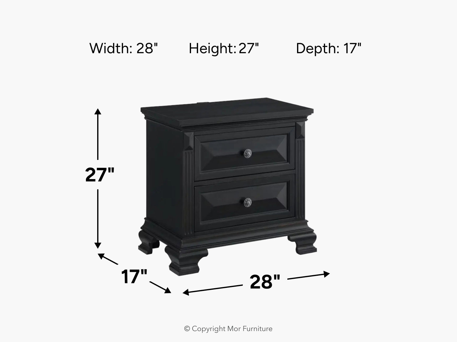 539391625:Bridgestone Nightstand, 