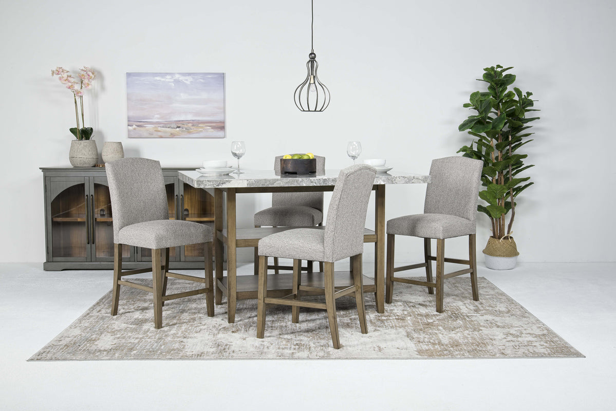 BRIGHTON7:Pub Counter Height Dining Tabl, 