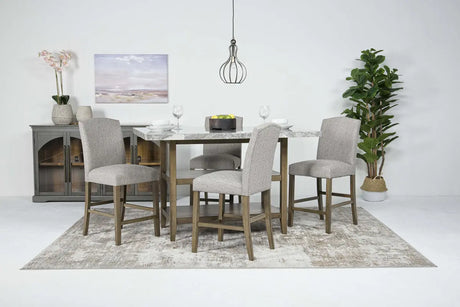 Brighton Counter Height Dining Table & 4 Stools