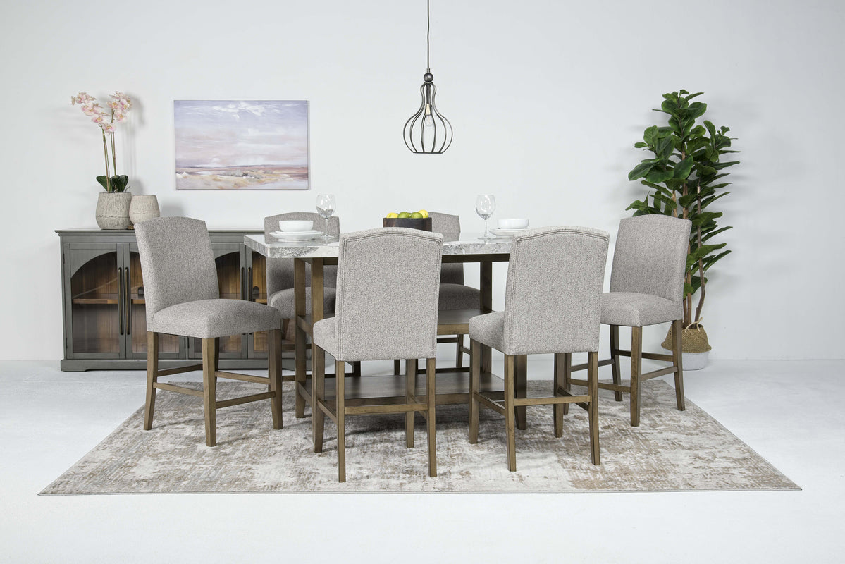 BRIGHTON8:Pub Counter Height Dining Tabl, 