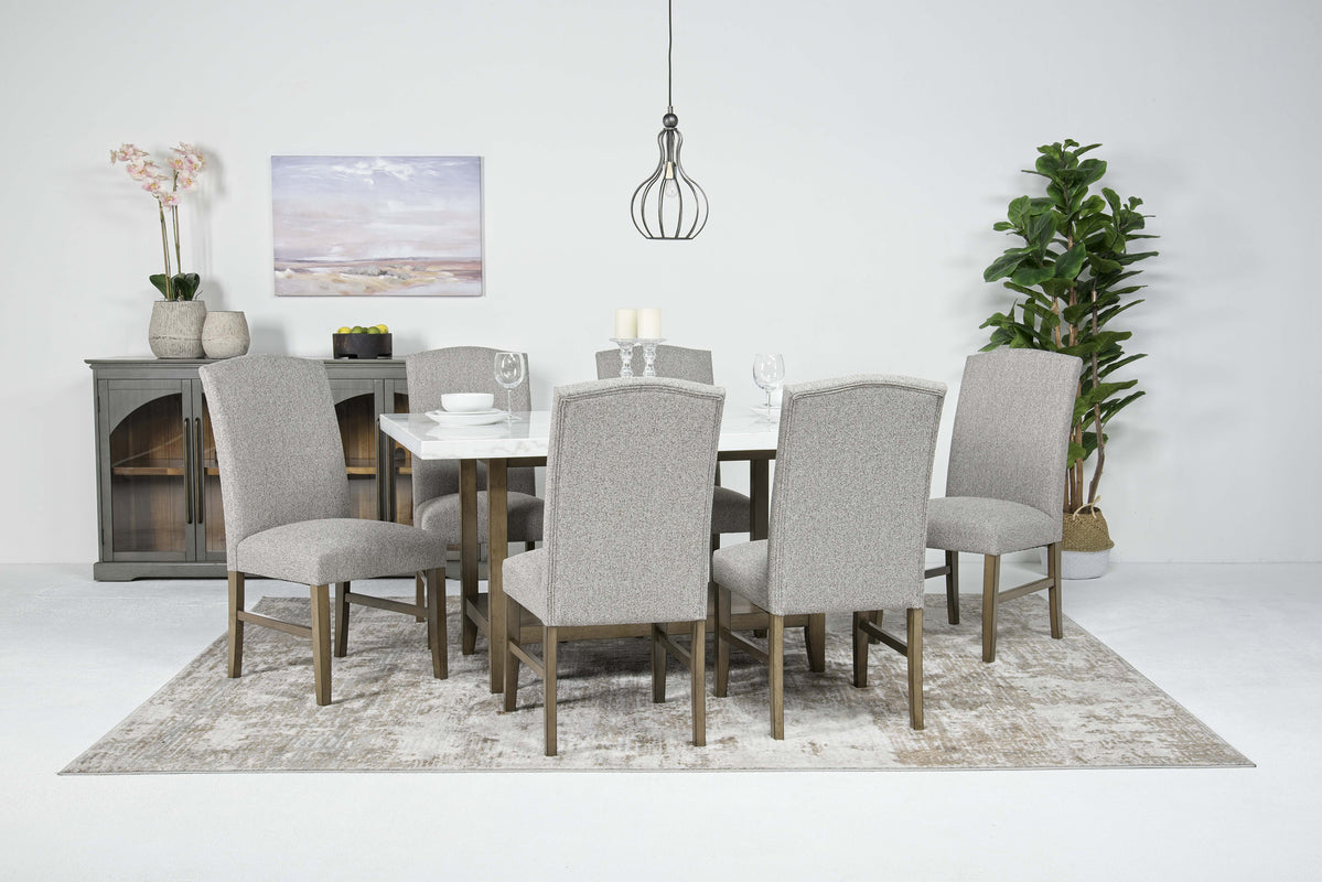 BRIGHTON5:Pub Dining Table & 6 Chairs, 