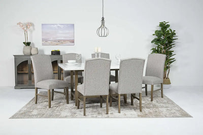 BRIGHTON5:Pub Dining Table & 6 Chairs, 