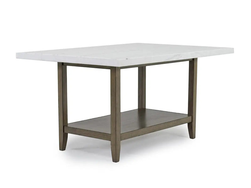 BRIGHTON4:Pub Dining Table & 4 Chairs, Angle