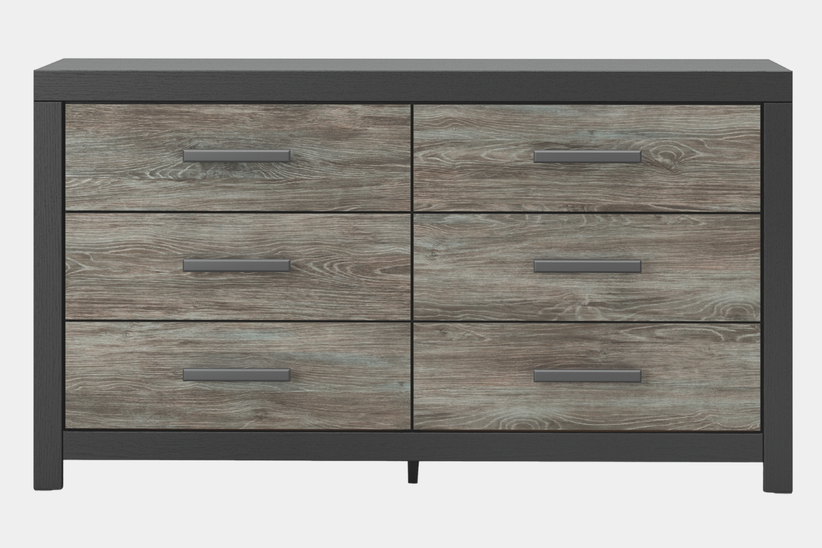 BROACHM32:Broachmyn Panel Bed & Dresser & Mirror & Nightstand, Front