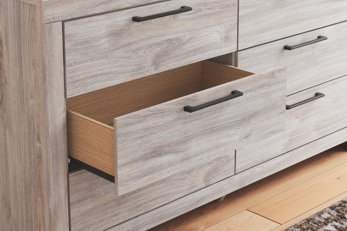BROACHM03:Broachmyn Panel Bed & Dresser & Mirror & Nightstand,