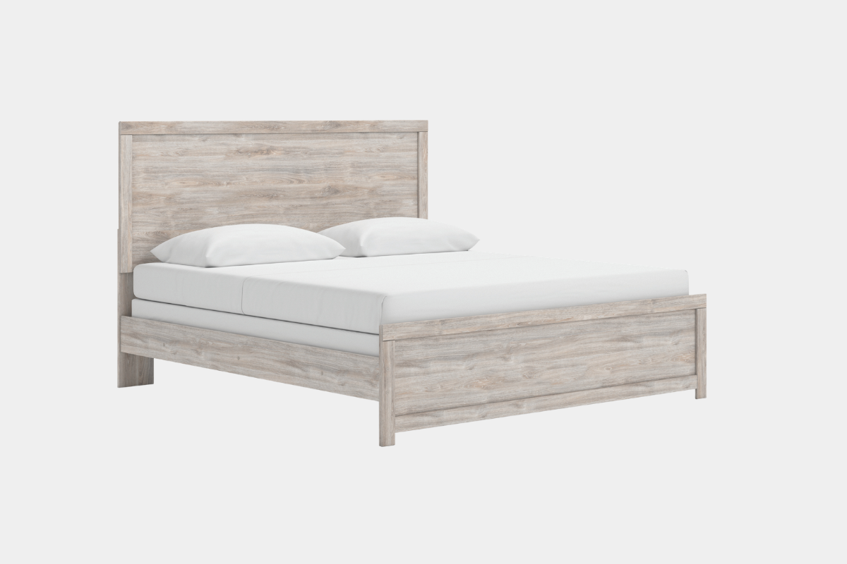 BROACHM07:Broachmyn Panel Bed, Angled