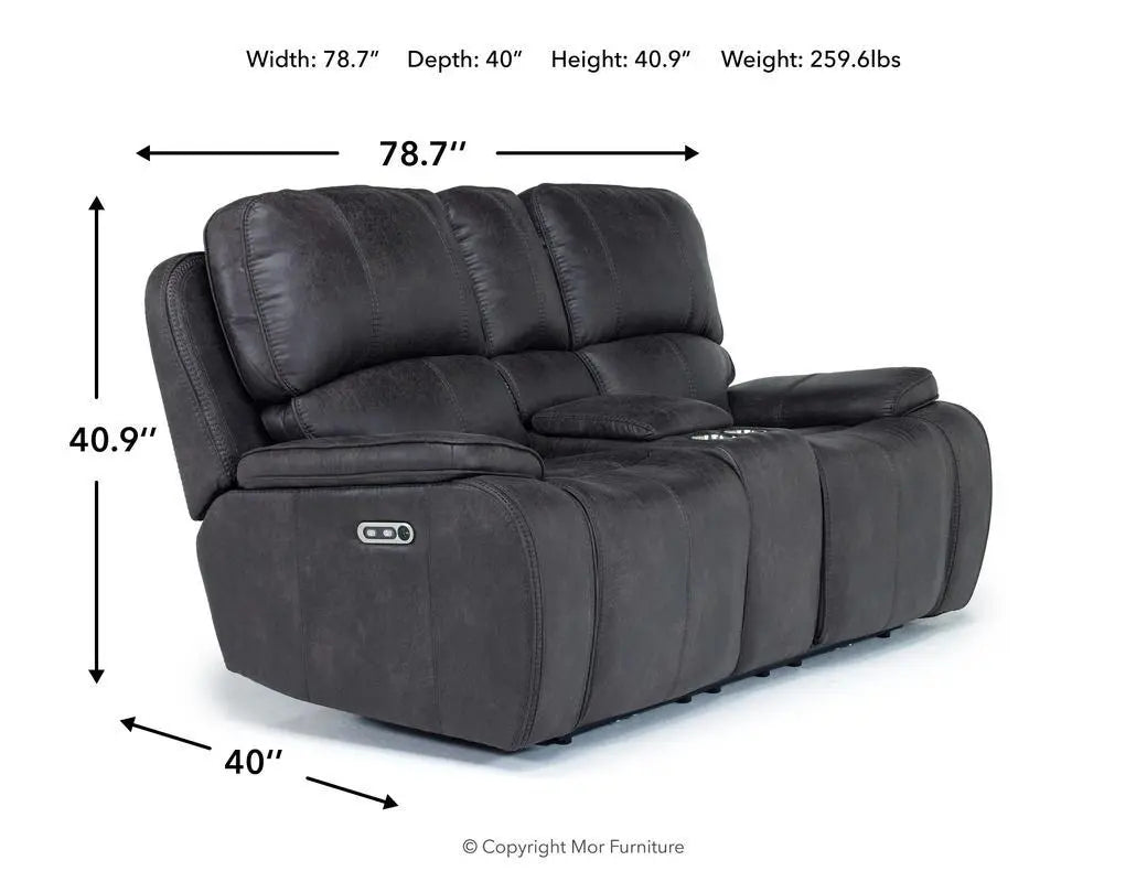 BROOKING2:Brookings Console Loveseat Dimensions