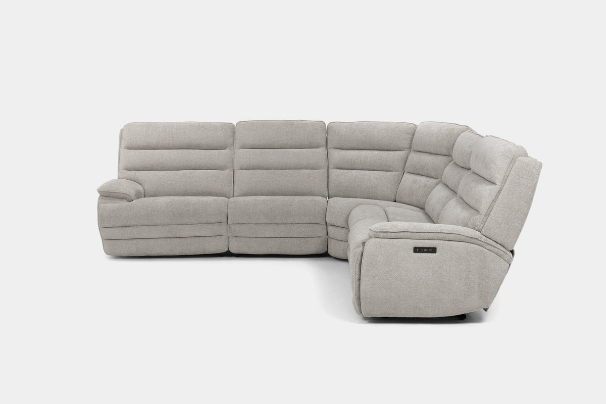 BRYANT010:Bryant 5 Piece 2 Power Sectional, Side