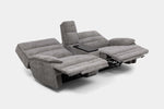 BRYANT026:Bryant 2 Power Console Loveseat,  ReclinedAngled