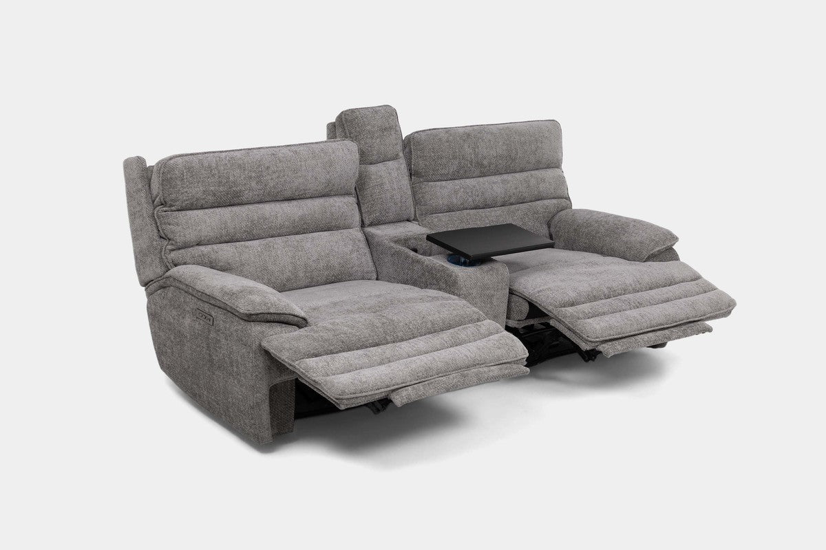 BRYANT029:Bryant 2 Power Sofa & Console Loveseat,  ReclinedAngled
