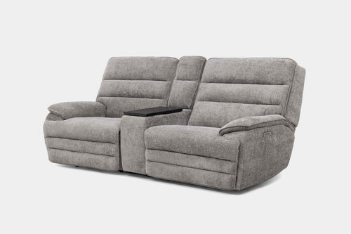 BRYANT026:Bryant 2 Power Console Loveseat, Angled