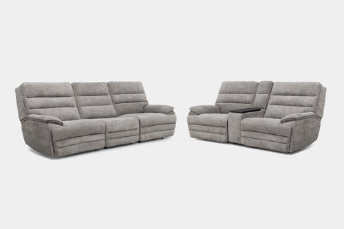 Bryant029: 2 Power Sofa and Console Loveseat in Paris Slate