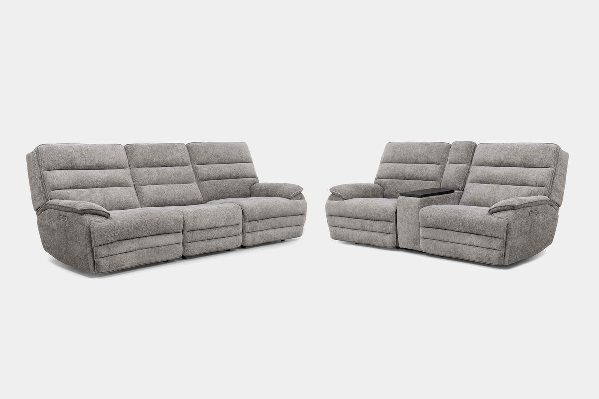 BRYANT029:Bryant 2 Power Sofa and Console Loveseat in Paris Slate