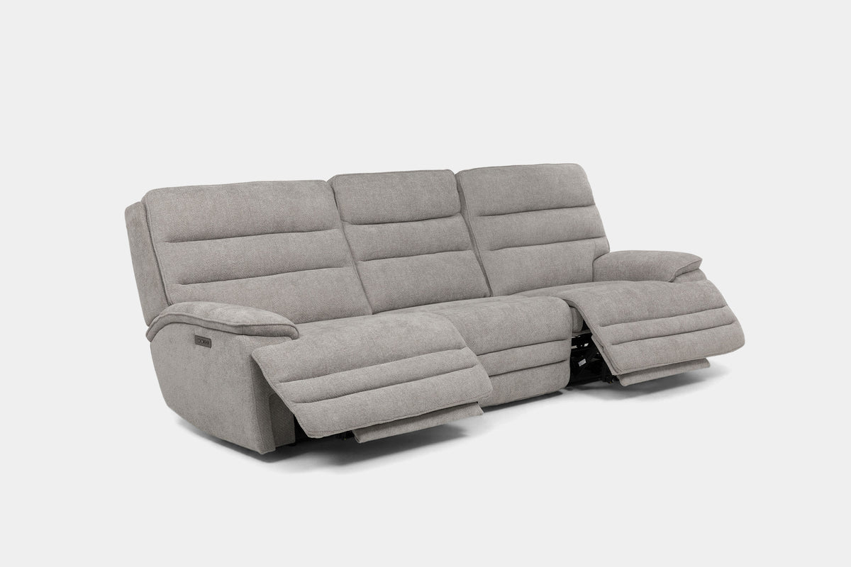 BRYANT003:Bryant 2 Power Sofa & Loveseat,  ReclinedAngled