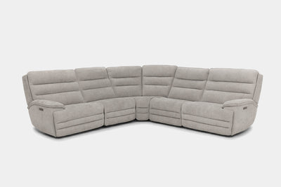 BRYANT010:Bryant 5 Piece 2 Power Sectional, Angled