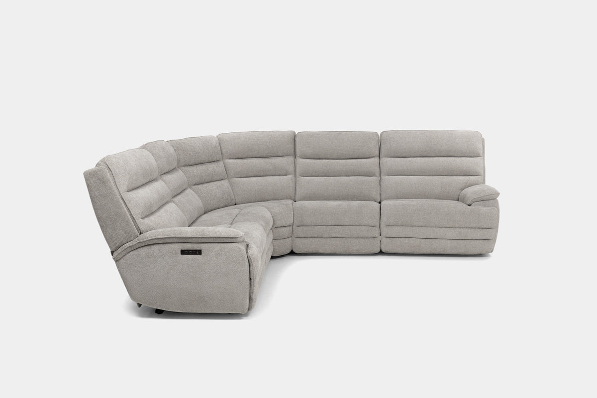 BRYANT010:Bryant 5 Piece 2 Power Sectional, Side