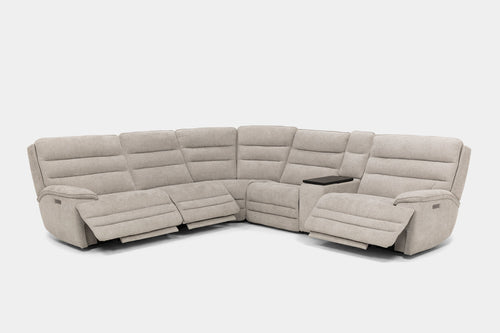BRYANT016:Bryant 6 Piece 2 Power Section,  ReclinedAngle