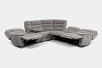 BRYANT036:Bryant 6 Piece 2 Power Sectional With 2 Power Armless Recliner,  ReclinedAngled