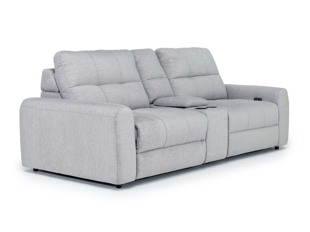 BRYCE0101:Bryce 2 Power Console Loveseat, Angle