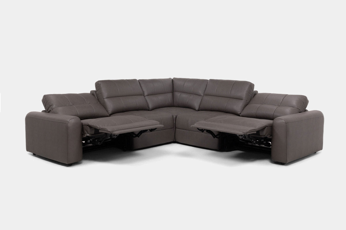 BRYCE0207:Bryce 5 Piece Power Sectional,  ReclinedAngled