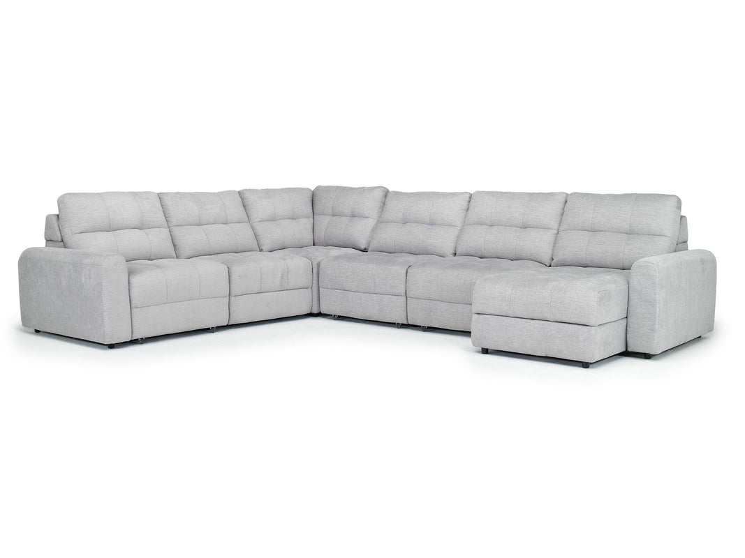 BRYCE0012:Bryce 6 Piece Chaise Sectional, Angle