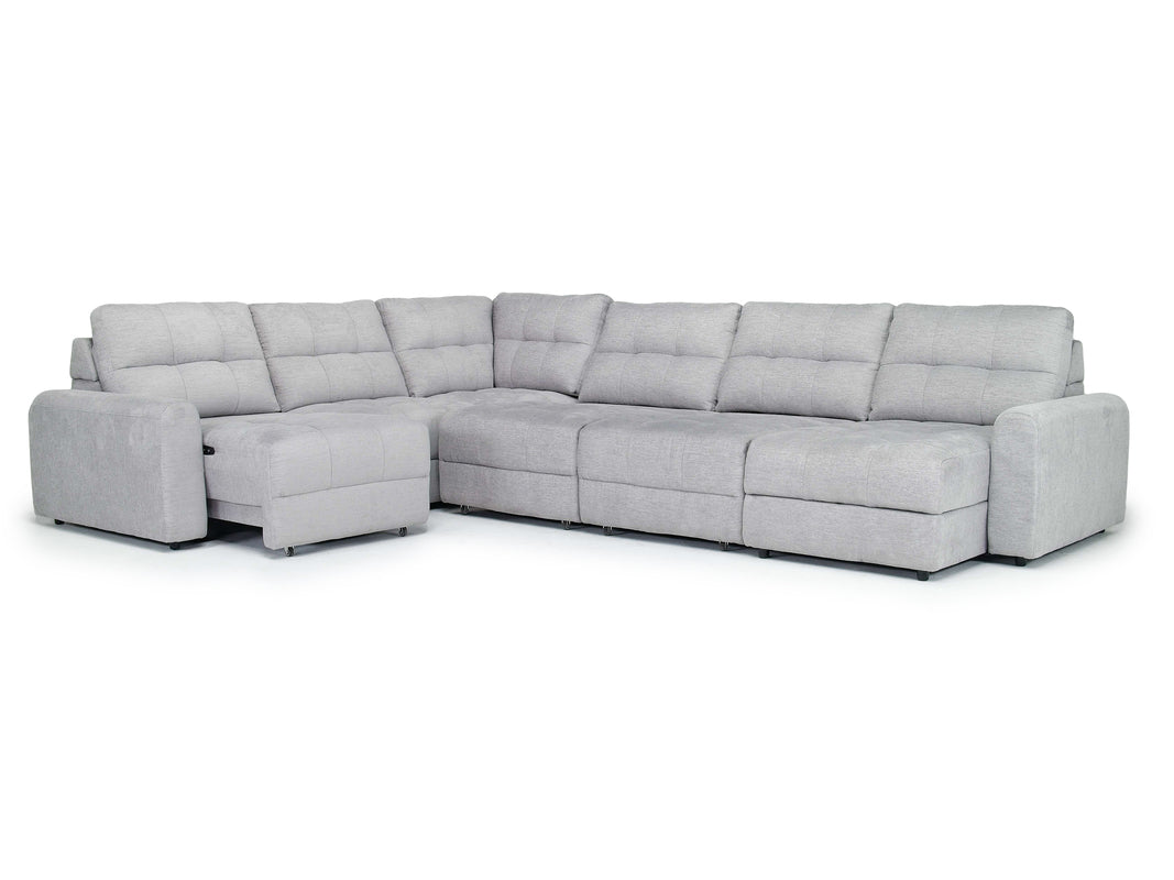 BRYCE0012:Bryce 6 Piece Chaise Sectional, Open