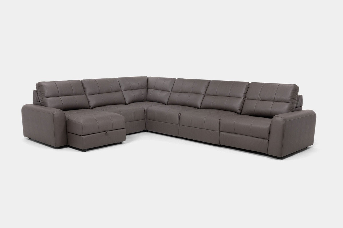 BRYCE0210:Bryce 6 Piece Power Chaise Sectional, Angled