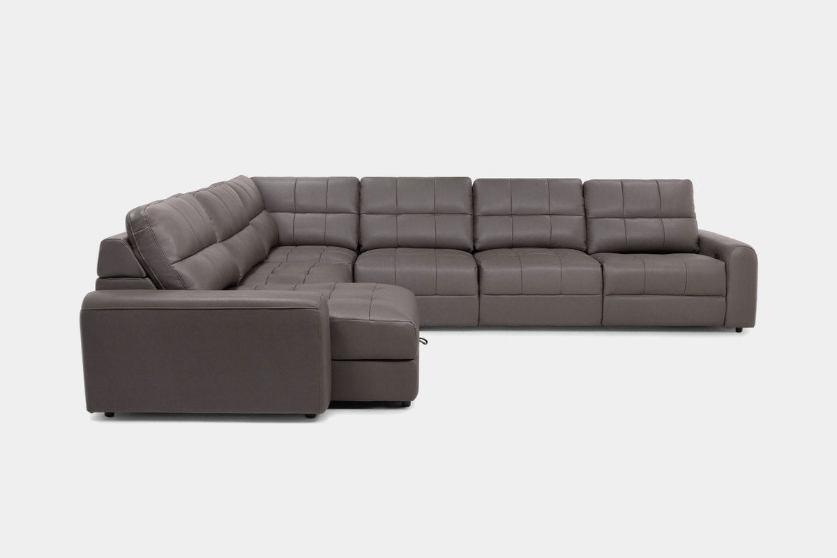 BRYCE0210:Bryce 6 Piece Power Chaise Sectional, Front