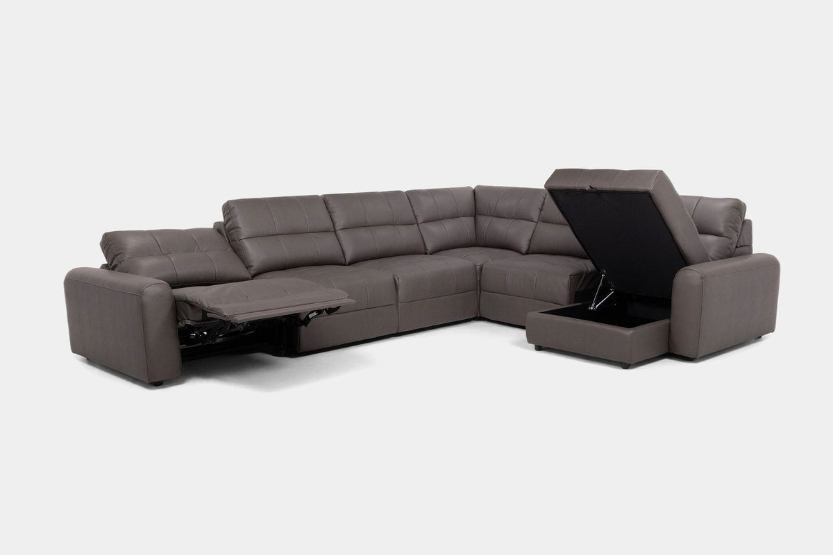BRYCE0211:Bryce 6 Piece Power Chaise Sectional, ReclinedAngled
