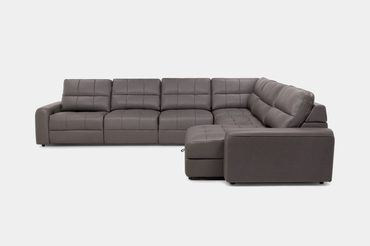 BRYCE0211:Bryce 6 Piece Power Chaise Sectional, Front