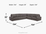 BRYCE0209:Bryce 7 Piece Power Sectional, 