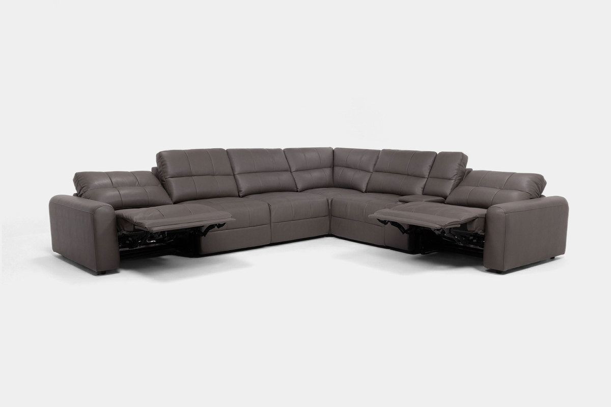BRYCE0209:Bryce 7 Piece Power Sectional,  ReclinedAngled