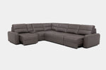 BRYCE0223:Bryce 7 Piece Power Sliding Sectional With Armless Slider, Angled