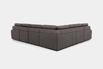 BRYCE0227:Bryce 7 Piece Power Sliding Sectional With Chaise & Armless Slider, Back
