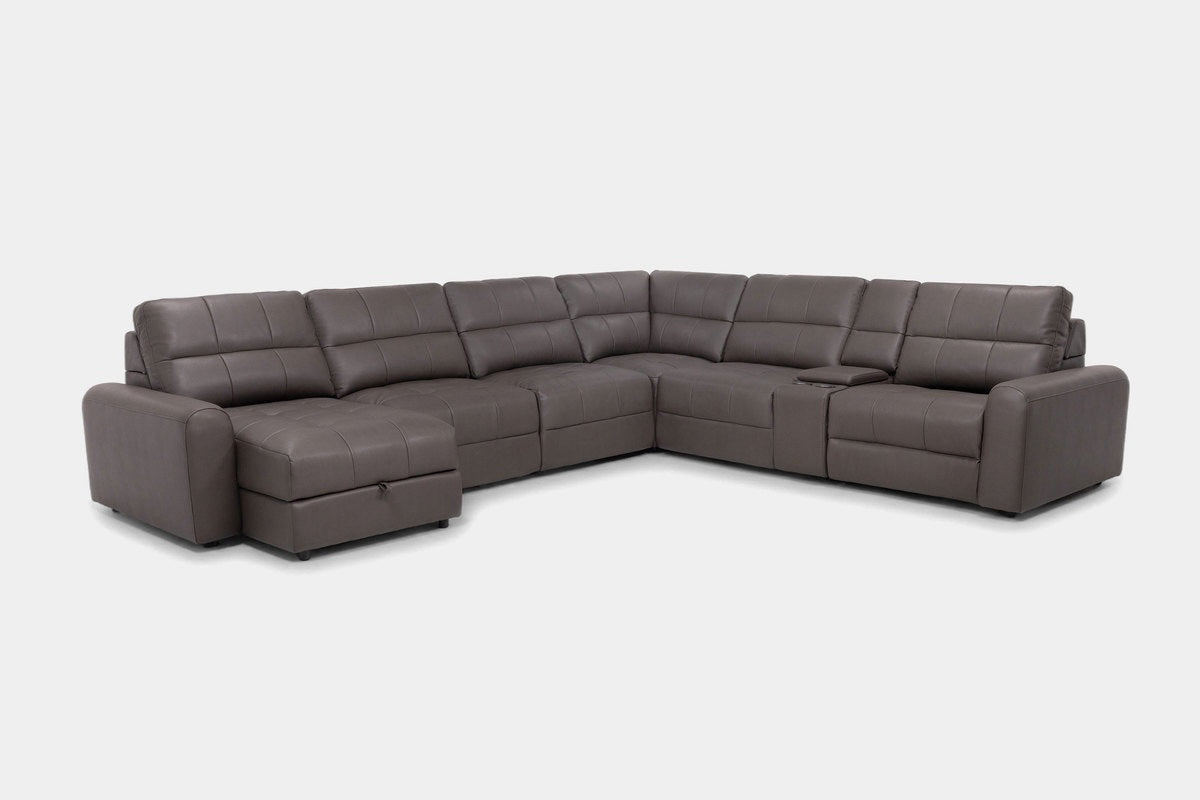 BRYCE0212:Bryce 7 Piece Power Chaise Sectional, Angled