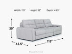 BRYCE0102:Bryce Power Sofa, 