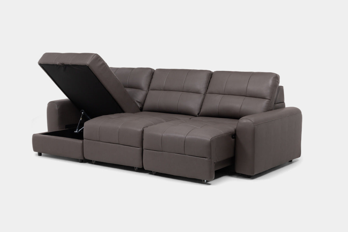 BRYCE0214:Bryce Power Slider Sofa Chaise, Open