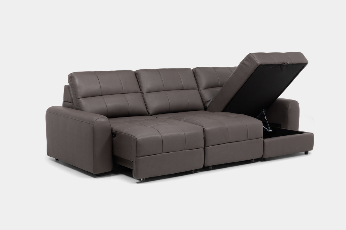 BRYCE0215:Bryce Power Slider Sofa Chaise, Open