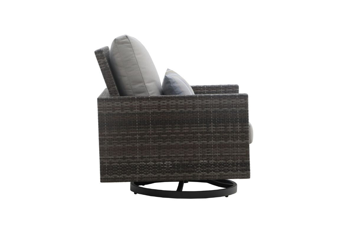 218852393:Bungalow Outdoor Accent Chair, Side