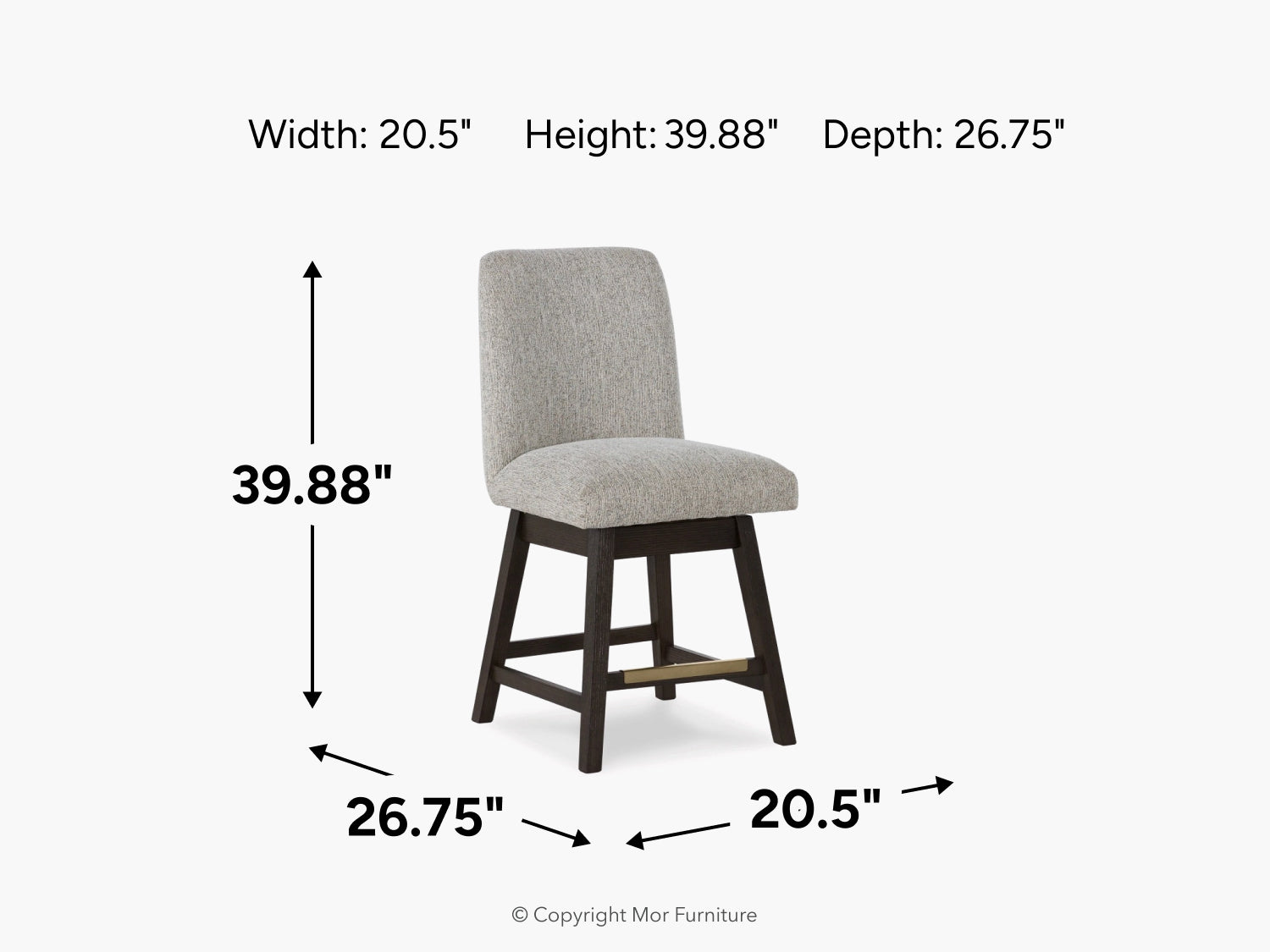 162775714:Burkhaus Counter Height Stool, 
