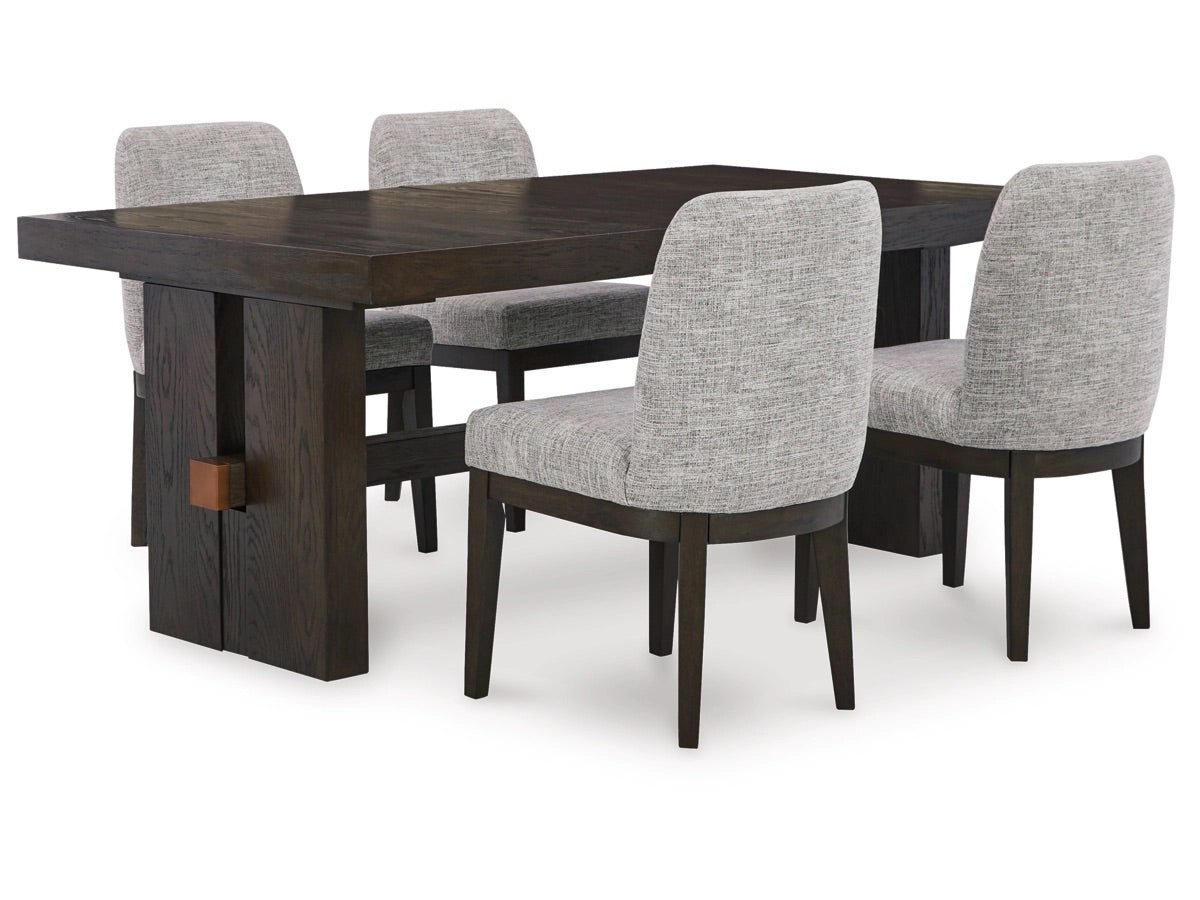 BURKHAU01:Burkhaus Dining Table & 4 Chai, 