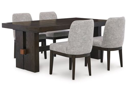 BURKHAU01:Burkhaus Dining Table & 4 Chai, 