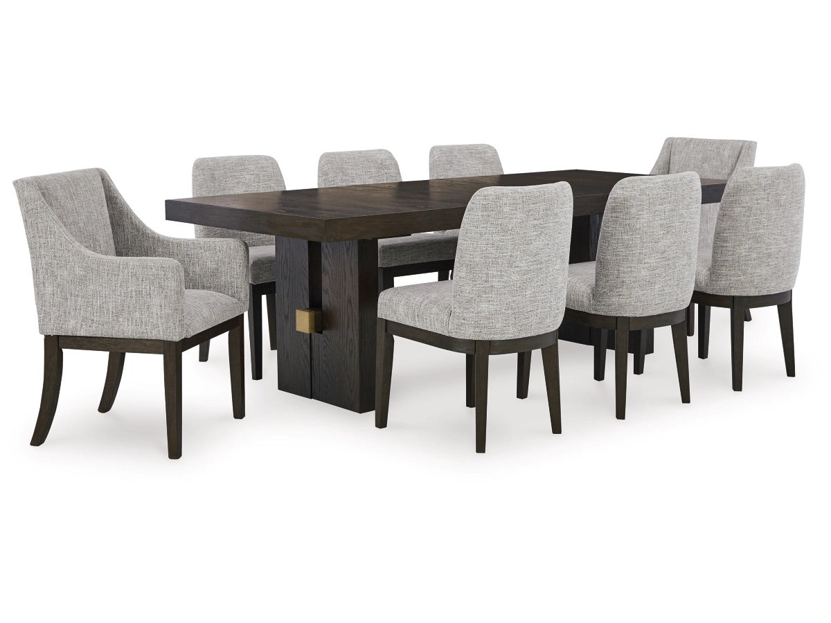 BURKHAU04:Burkhaus Dining Table & 6 Chai, 