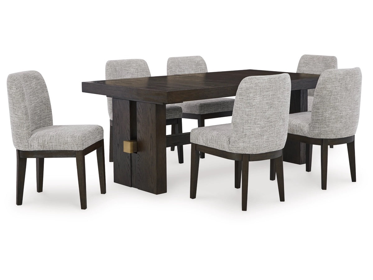 BURKHAU02:Burkhaus Dining Table & 6 Chai, 