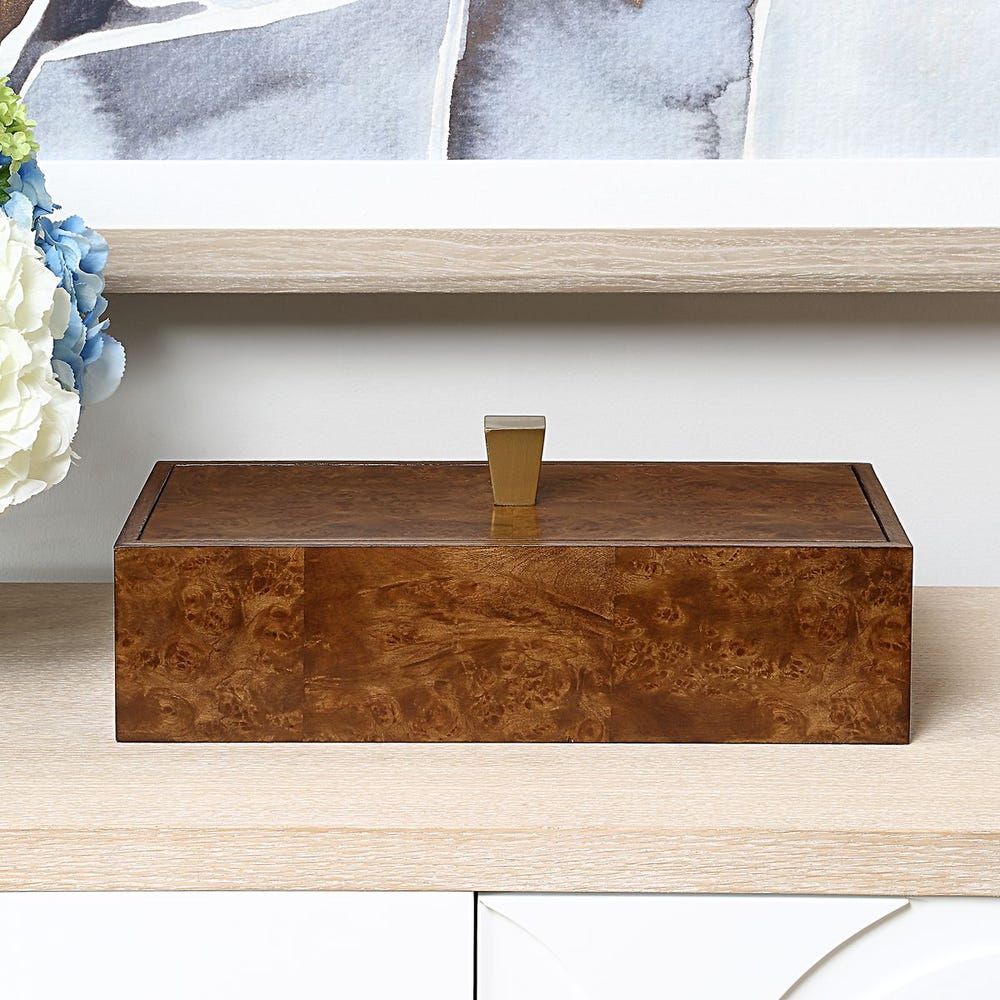 040421507:Burl Haven Tray, Styled