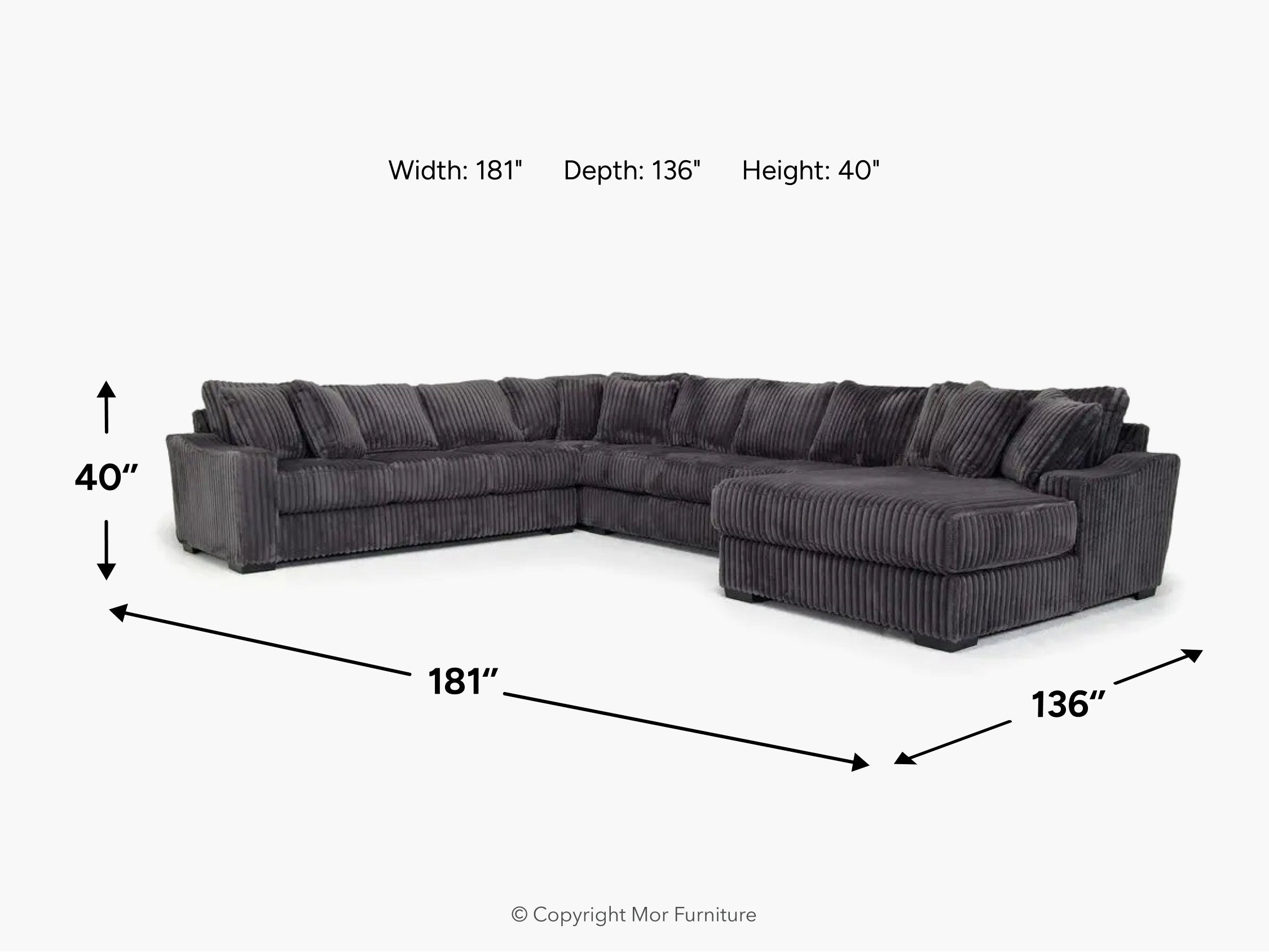 CASPER008:Casper Extra Large Tux Sofa Ch, 