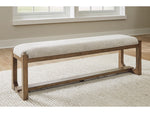 750664137:Cabalynn Dining Bench, Styled